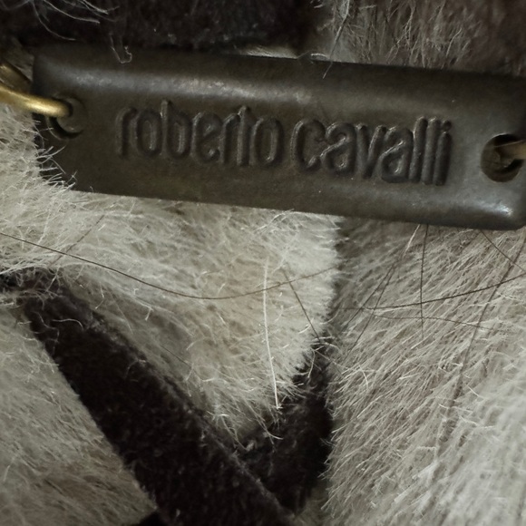 Vintage 1990s Roberto Cavalli Full-Length Shearling & Fur Coat - Picture 13 of 16